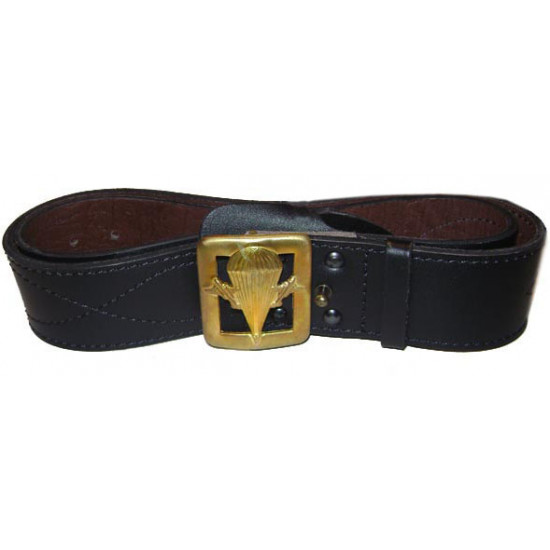 Soviet military general's black leather airborn vdv belt Soviet military general's black leather airborn vdv belt