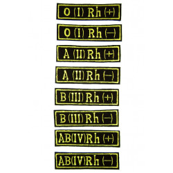 army blood group and rhesus factor patch   army blood group and rhesus factor patch