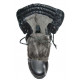 Russische Airsoft warme Winterlederstiefel mit Fell