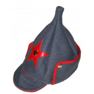 Soviet rkka infantry   red army woolen winter hat budenovka gray Soviet rkka infantry   red army woolen winter hat budenovka gray