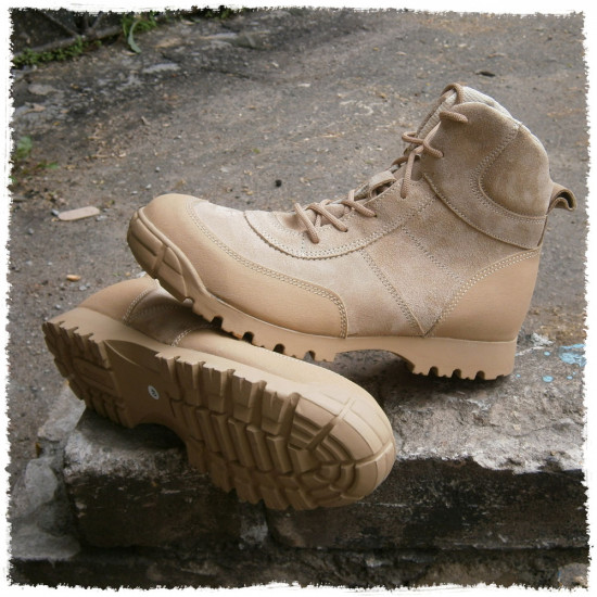 Airsoft Tactical Leather Boots urban Delta Desert 526p