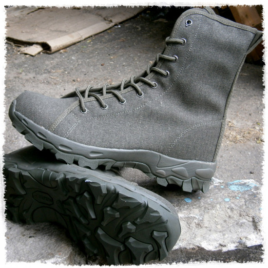 Airsoft Tactical leather boots 0118 оlive