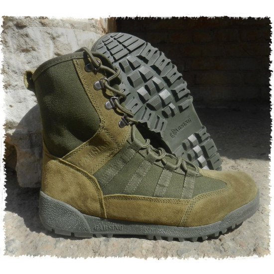 Airsoft Tactical Leeather Boots Urban Shark 131o Olive