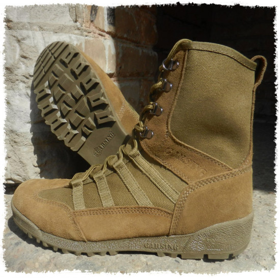 Airsoft Tactical Leeather Botas Urban Shark 131cb Desierto