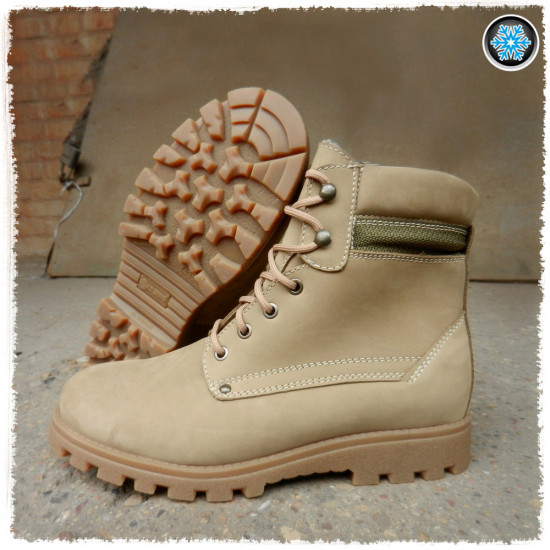 Bottes chaudes en cuir d'hiver Airsoft city 089с