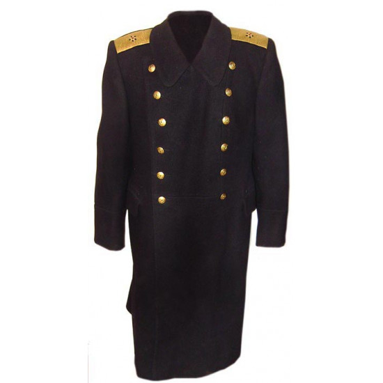 Contre-amiral de pardessus de militaires de l`urss manteau d`hiver naval