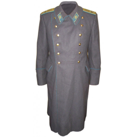 L`urss / aviation militaire russe long grand manteau d`hiver général