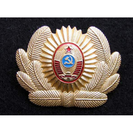 Soviet policeman cocarde badge #3