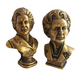 Bronze bust of the "Iron Lady" Margaret Hilda Thatcher Bronze bust of the "Iron Lady" Margaret Hilda Thatcher