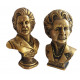 Bronze bust of the "Iron Lady" Margaret Hilda Thatcher