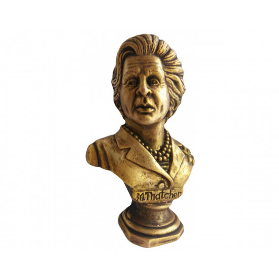 Bronze bust of the "Iron Lady" Margaret Hilda Thatcher