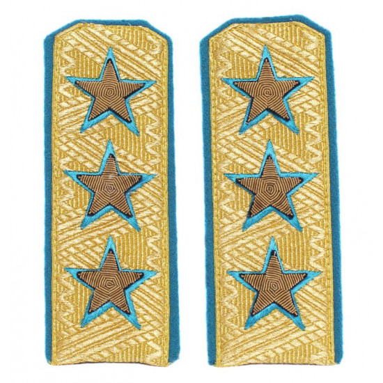   Air Force Soviet high rank parade boards USSR epaulettes