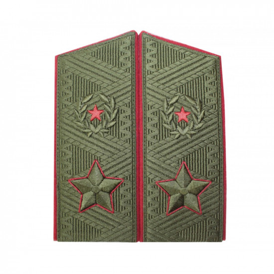 Soviet Union General   overcoat shoulder boards USSR epaulets 1974
