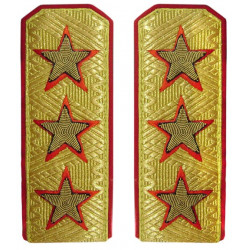 Shoulder Boards Soviet high-rank parade epaulets Shoulder Boards Soviet high-rank parade epaulets