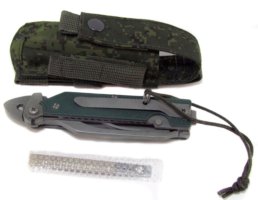 ロシア ANA製 DF2 マルチカム 未使用品 役員用のマルチツールRatnikプロの