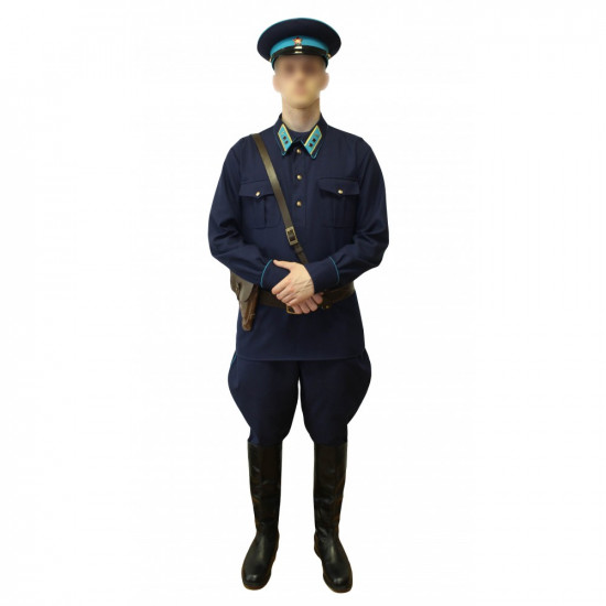 Air Force Leutnant der Russischen Armee Blaue Uniform