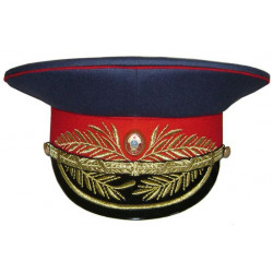 Army Soviet Union military Police hat USSR General visor cap   Army Soviet Union military Police hat USSR General visor cap