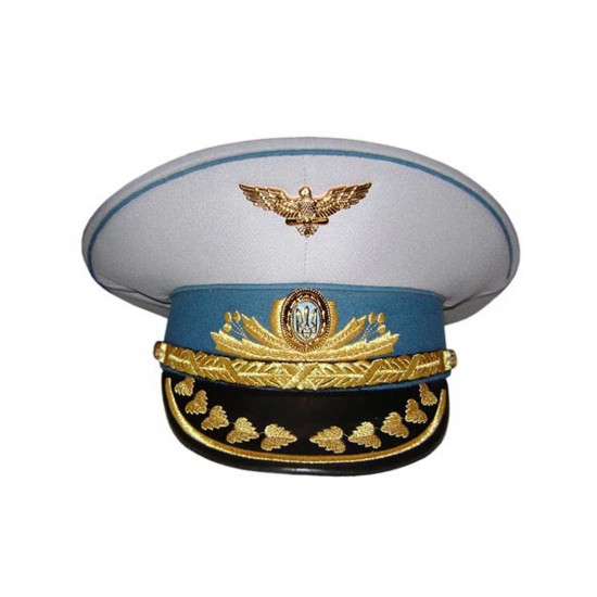 Sombrero de visera de la Fuerza Aérea General del ejército ucraniano para