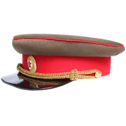 Soviet Union RKKA Officer USSR Army Red visor cap Soviet Union RKKA Officer USSR Army Red visor cap