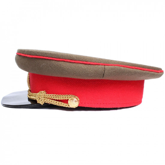 Union soviétique Officier de RKKA Armée de l'URSS Casquette à visière rouge