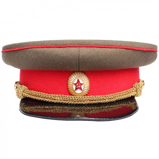 Union soviétique Officier de RKKA Armée de l'URSS Casquette à visière rouge