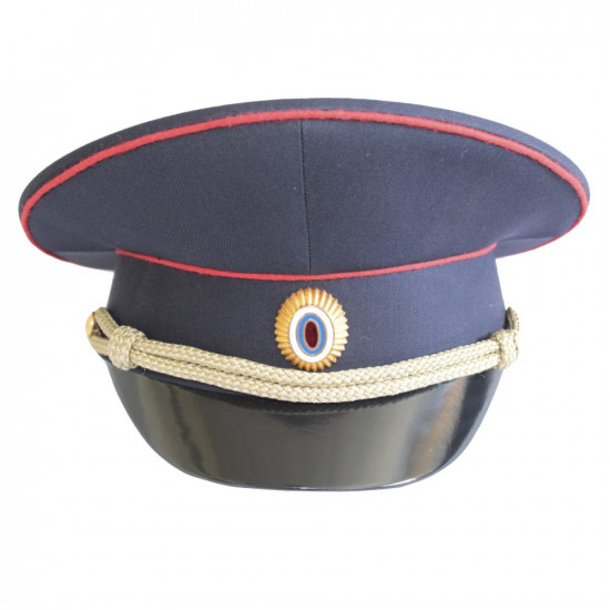 Russian KGB blue peaked cap Police MVD 