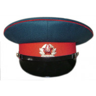 Red Army military   Sergeant parade Soviet visor hat Red Army military   Sergeant parade Soviet visor hat