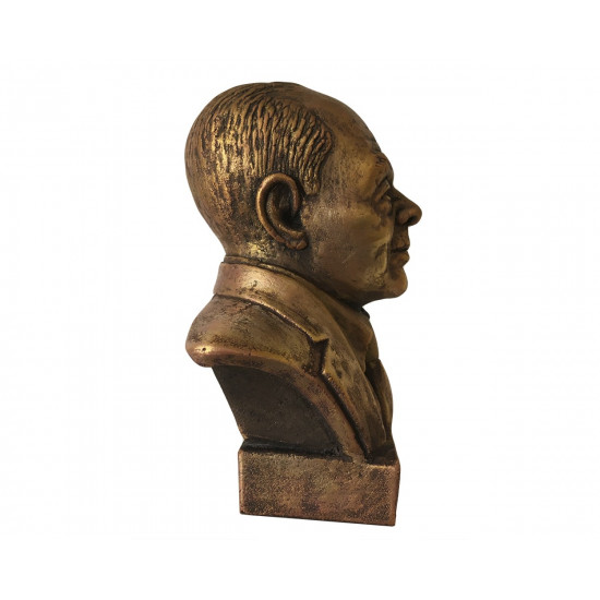 Busto in bronzo del primo Primo Ministro di Singapore Lee Kuan Yew