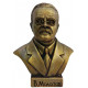 Busto in bronzo del politico sovietico Vyacheslav Molotov