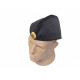 Soviet /   naval officer black Pilotka hat