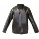 Military Officers Artificial Leather Black Jacket Naval Fleet VMF Military Officers Artificial Leather Black Jacket Naval Fleet VMF
