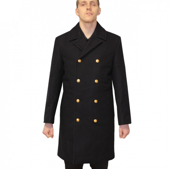 Soviet Union Officer's Russian Woolen Naval Fleet coat 