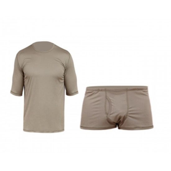 feuchtigkeitsabsorbierende Thermounterwäsche kurz (T-Shirt und Shorts) BTK
