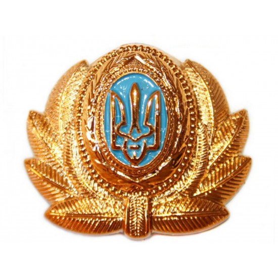  Ukrainian Air Force hat badge for Airborne Officers hat 