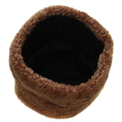 Soviet Union Papaha   winter brown red top USSR fur hat Soviet Union Papaha   winter brown red top USSR fur hat