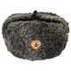   Military Generals Astrakhan fur ushanka Leather hat