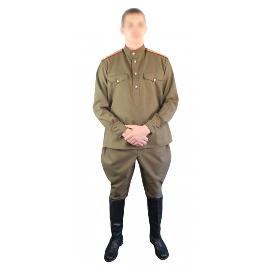 Russian Officer infantry USSR military uniform