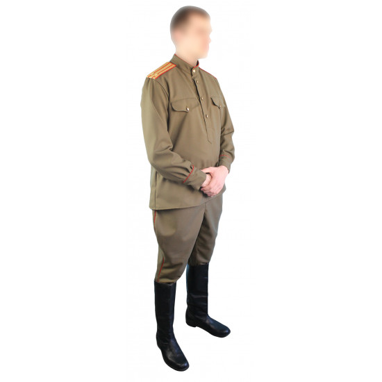 Russian Officer infantry USSR military uniform