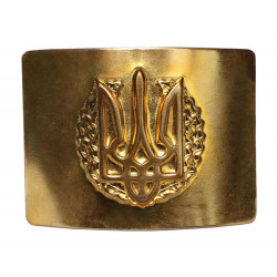 Metal trident Ukraine Army buckle for a belt Metal trident Ukraine Army buckle for a belt