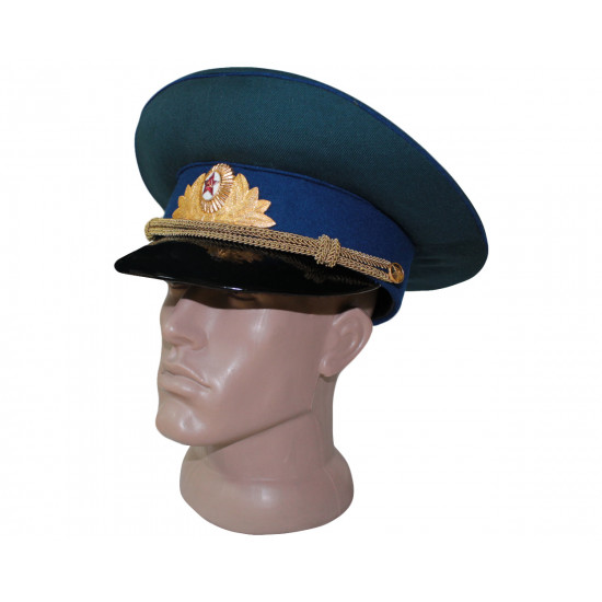 Ejército soviético / ruso "Comité de seguridad del Estado" oficiales desfile sombrero visera m69