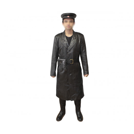 Soviet army / russian military leather coat NKVD