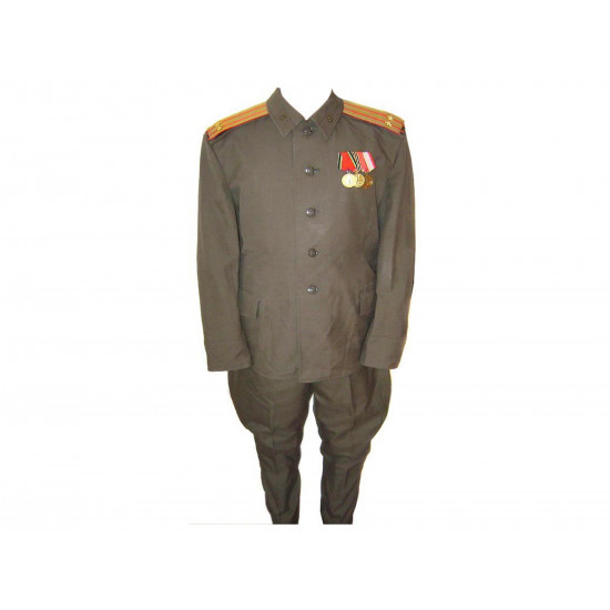 Uniforme del ejército soviético Equipo de oficial ruso con medallas