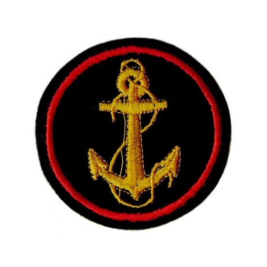 ソ連海軍艦隊刺繍海兵隊は、手作りの軍事パッチを縫い付けます
