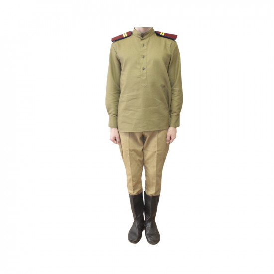 M35 URSS NKVD Guardias fronterizos rusos Uniforme de color caqui