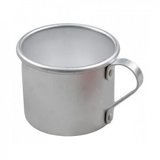 Tasse en aluminium de l'armée russe / soviétique pour feu ouvert