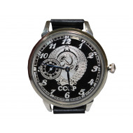 Soviet Mechanical wristwatch "MOLNIJA" - Arms of USSR / Rare   wrist watch Molnia Soviet Mechanical wristwatch "MOLNIJA" - Arms of USSR / Rare   wrist watch Molnia
