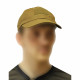 Cotton Khaki Baseball cap Tactical Rip-stop hat with velcro