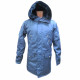Blue parka hooded Army winter Jacket military coat