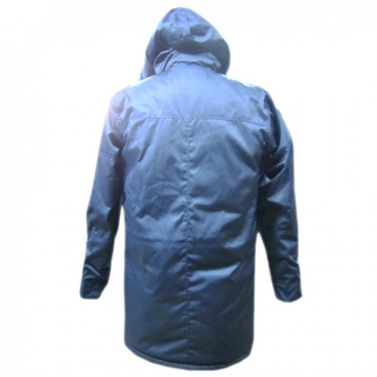 Blue parka hooded Army winter Jacket military coat