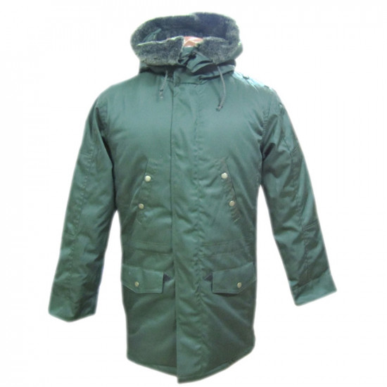 Parka Tactical Olive Manteau d'hiver chaud Veste neuve avec capuche